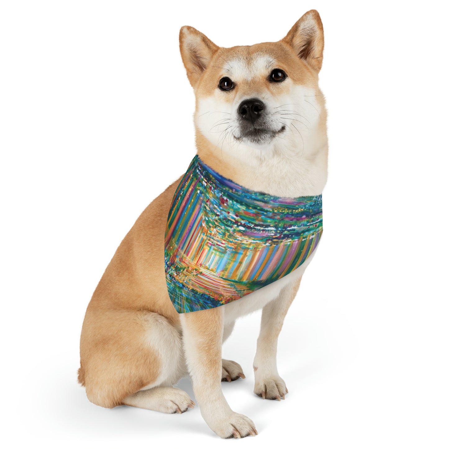 Pet Bandana Collar | "Bishvili Rose" by Yoram Raanan