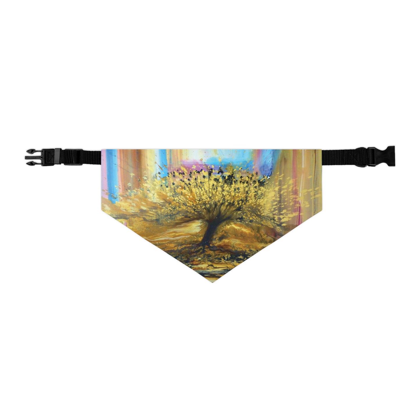 Pet Bandana Collar | "Tree of Lights" by Yoram Raanan