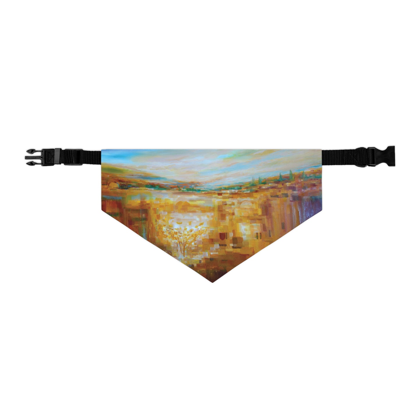 Pet Bandana Collar | "Jerusalem Tree of Life" by Yoram Raanan