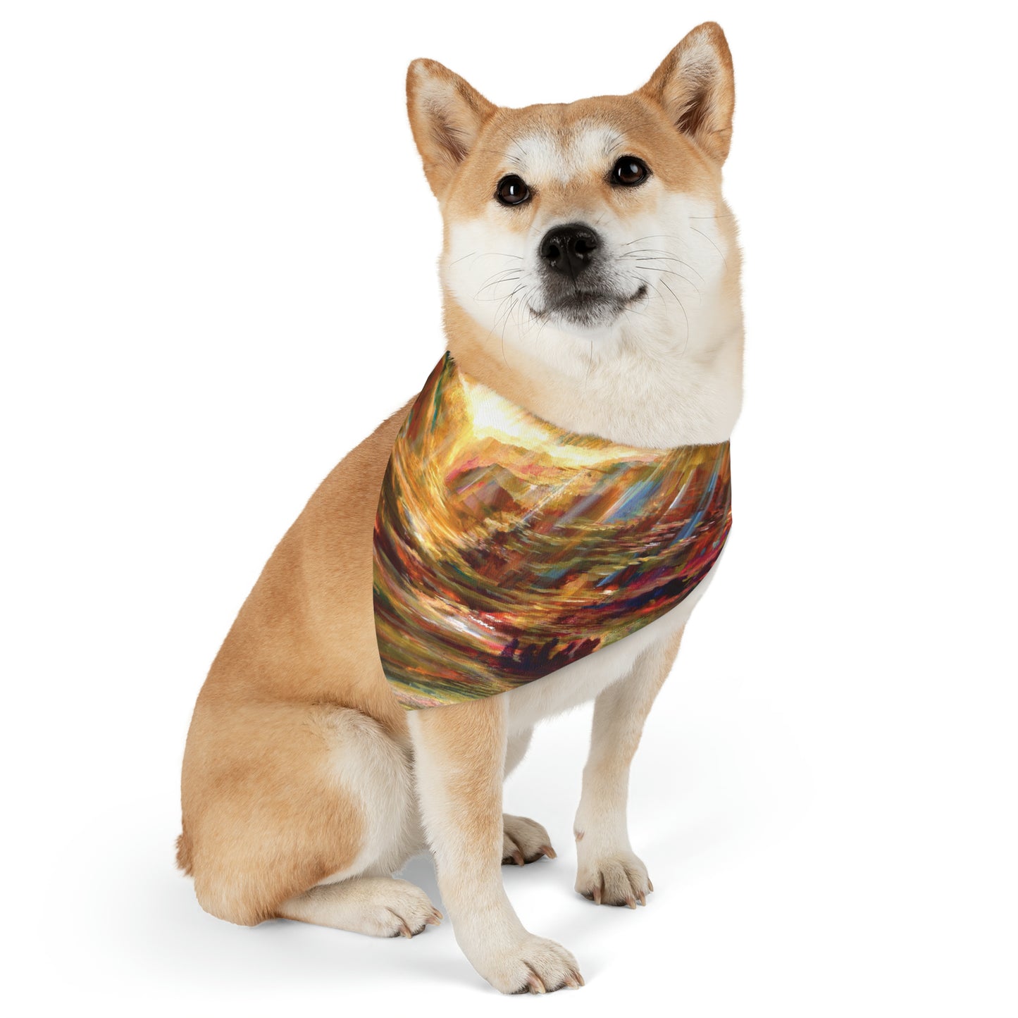 Pet Bandana Collar | "On the Way to Sinai" by Yoram Raanan