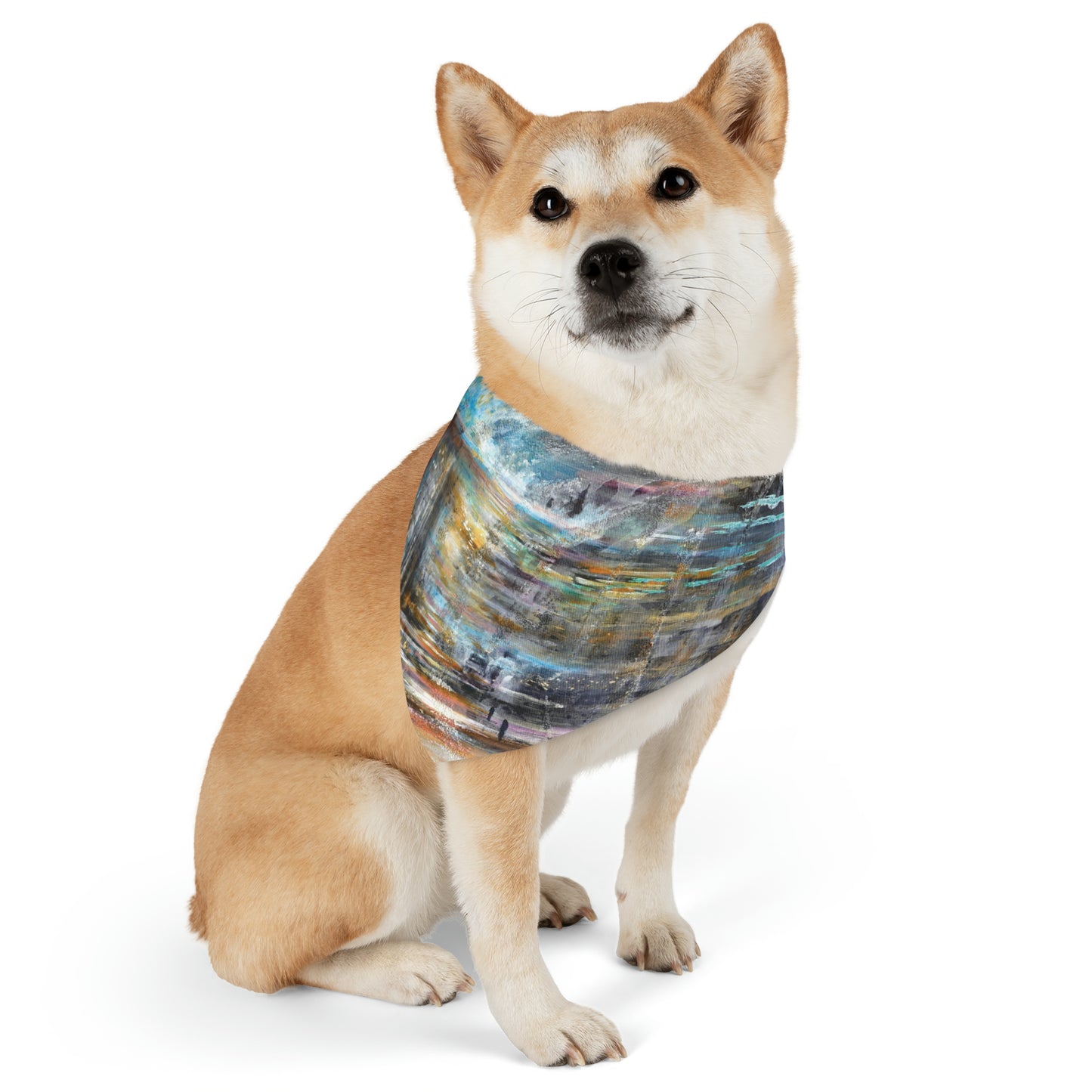 Pet Bandana Collar | "Kotel Quiet Time" by Yoram Raanan