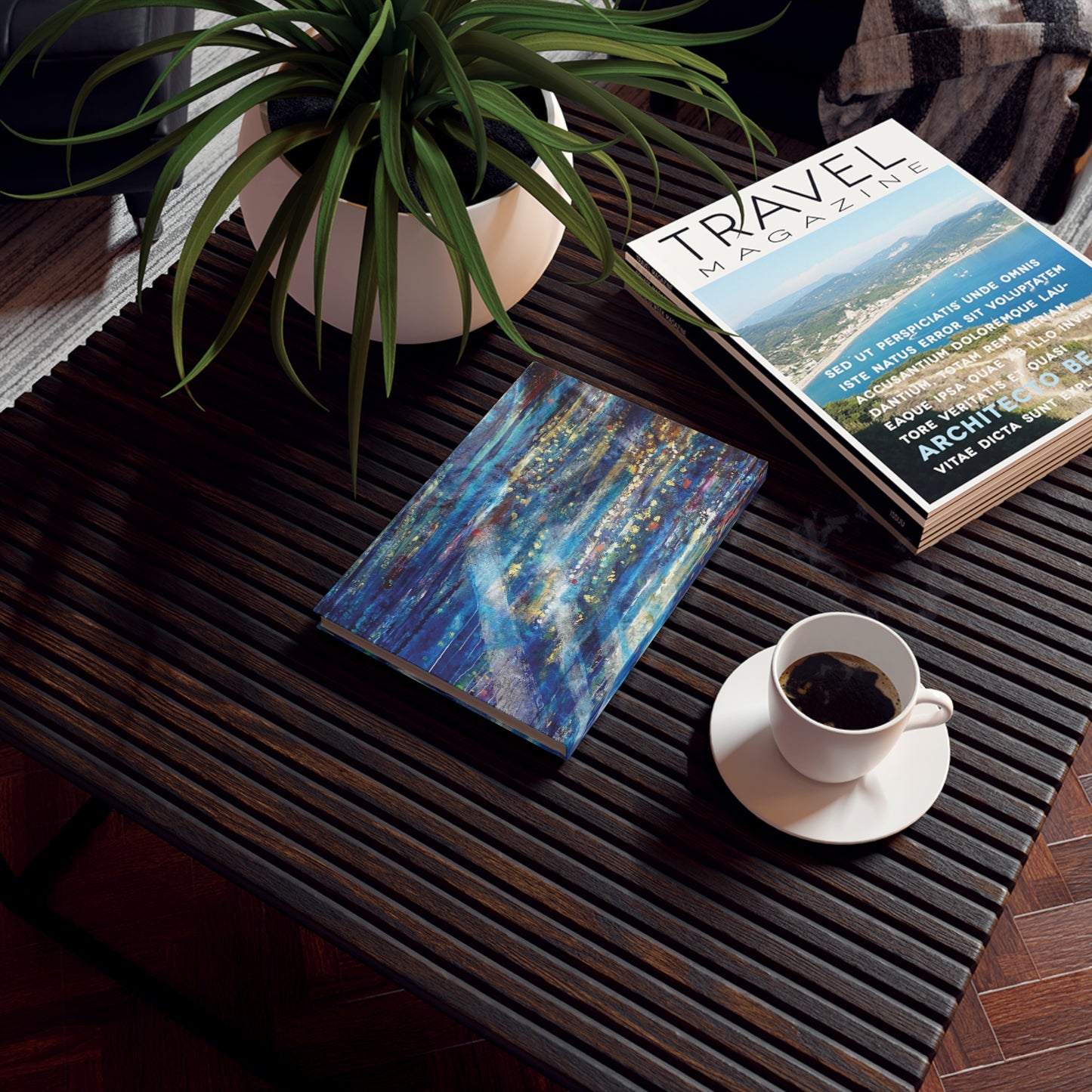 Hard Cover Journal | "Menorah Rambam Gem" by Yoram Raanan