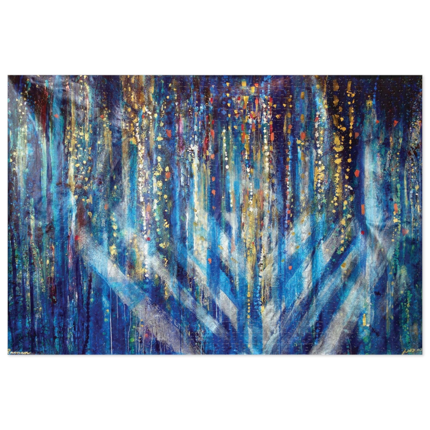1000 Piece Puzzle | "Menorah Rambam Gem" by Yoram Raanan