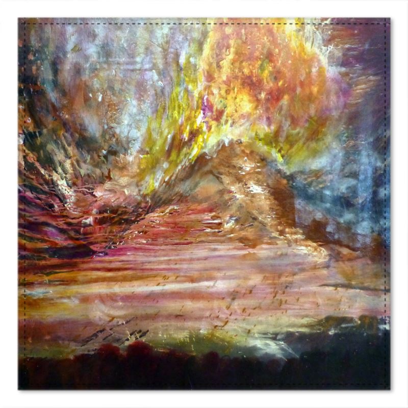 100% Silk Scarf  | "Har Sinai for Now" by Yoram Raanan