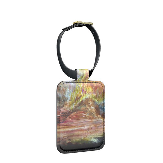 Leather Luggage Tags | "Har Sinai for Now" by Yoram Raanan
